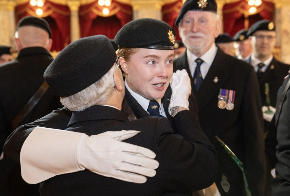 Ellie Parke. Cookstown Branch, NI, wins the National Standard Beaerers competition