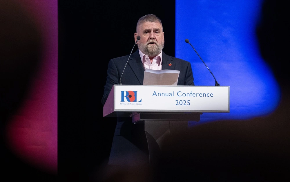 Adrian Leslie, a graduate of RBL's Recovery Through Comedy programme tells his beneficiary journey