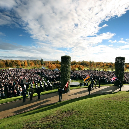 Military event at the National Memorial Arboretum Military event at the National Memorial Arboretum