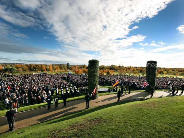 Military event at the National Memorial Arboretum