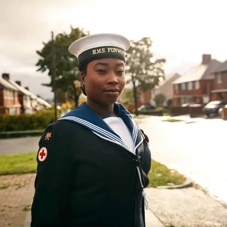 Former Leading Naval Nurse Nicole Brown, Royal Navy RBL Ambassador, 2020 Former Leading Naval Nurse Nicole Brown Royal Navy RBL Ambassador, 2020