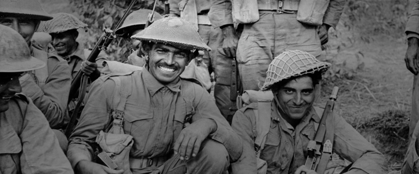 HERO 7th Rajput Regiment about to go on patrol on the Arakan front, Burma, 1944