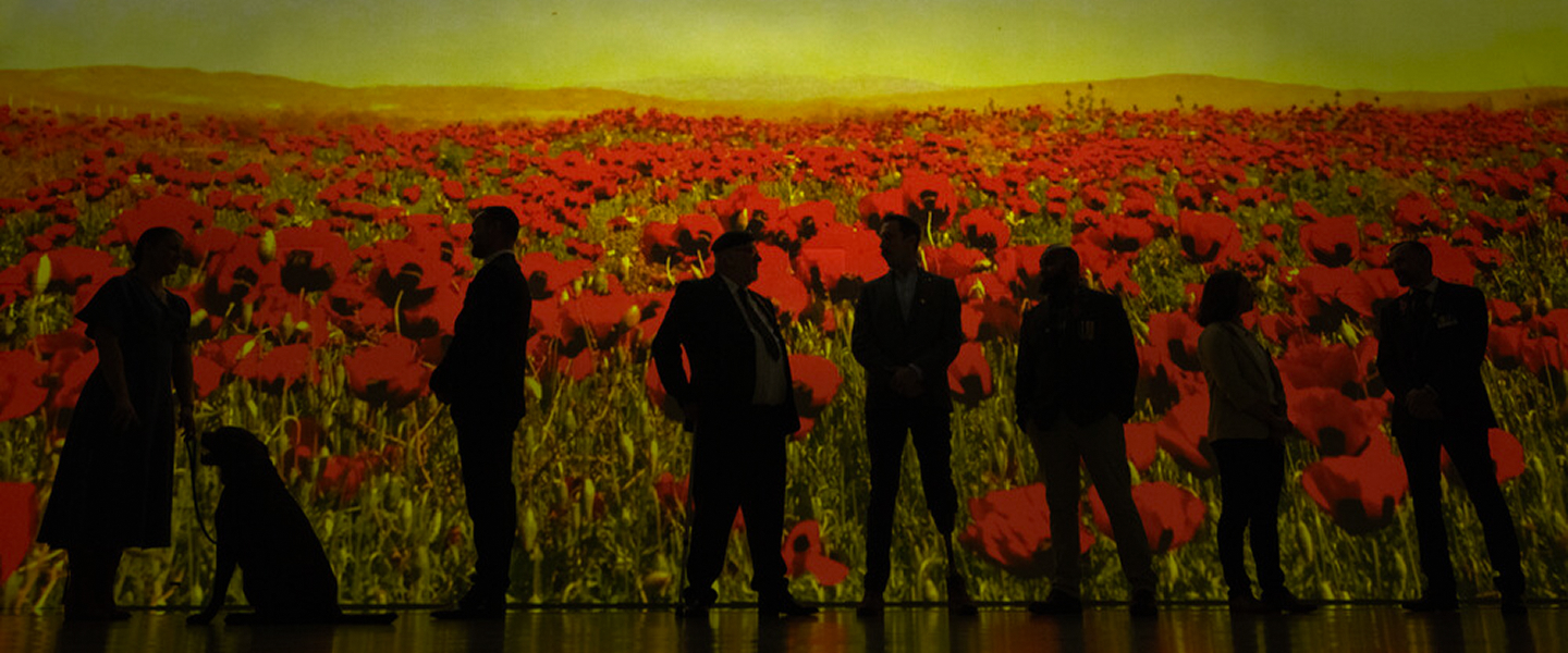 L-R Bronwyn Wilkinson and Prince (dog), Jason Paul, Gavin Sherry, Richard Davies, Nick Bennion, Leanne Walmsley, Steven Ford