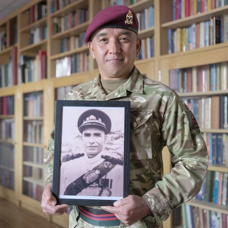 Subedar Major Kalu Sing Chhetri Warrant Officer Class 2 Khadak Bahadur Chhetri