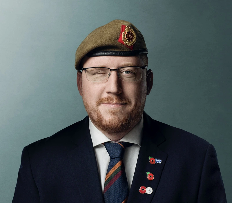 Anthony Cooper square Male service personnel in uniform