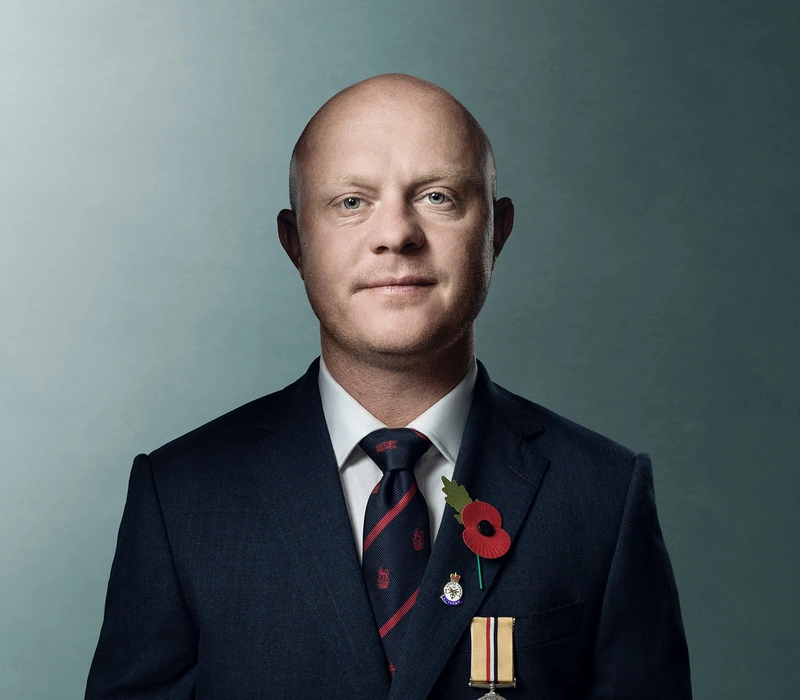 John Devlin square Male service personnel in uniform