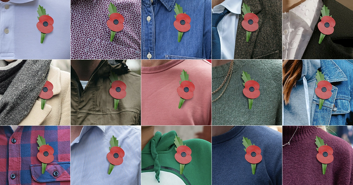 You R Poppy Wearing a poppy shows you care