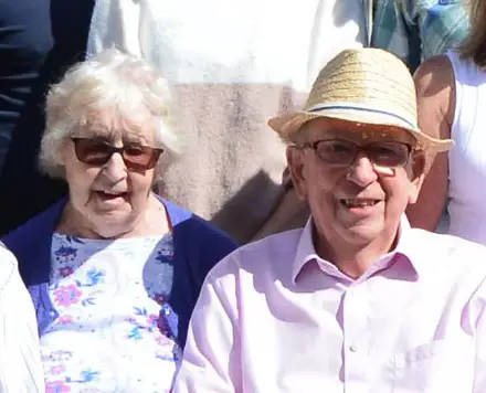 Gordon and Pat at Family Gathering Gordon and Pat at Family Gathering