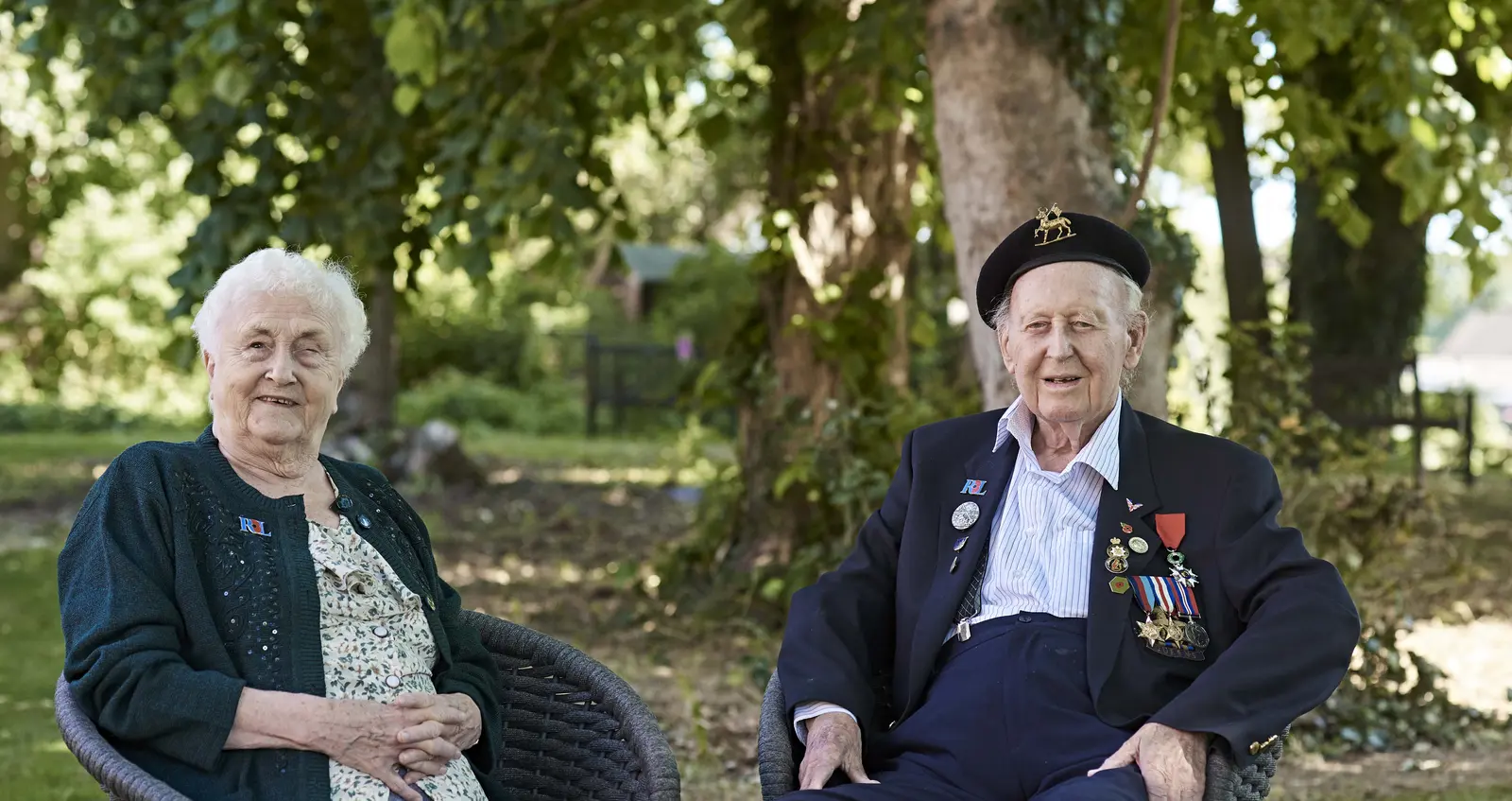 Veteran residents in care home
