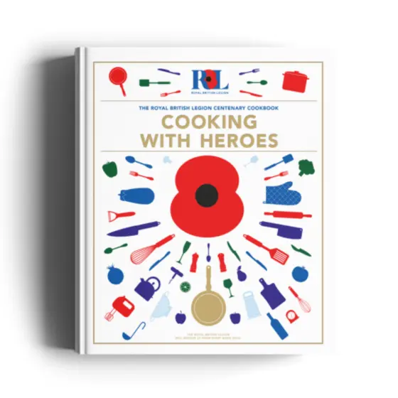 Centenary cookbook Cooking with Heroes cookbook