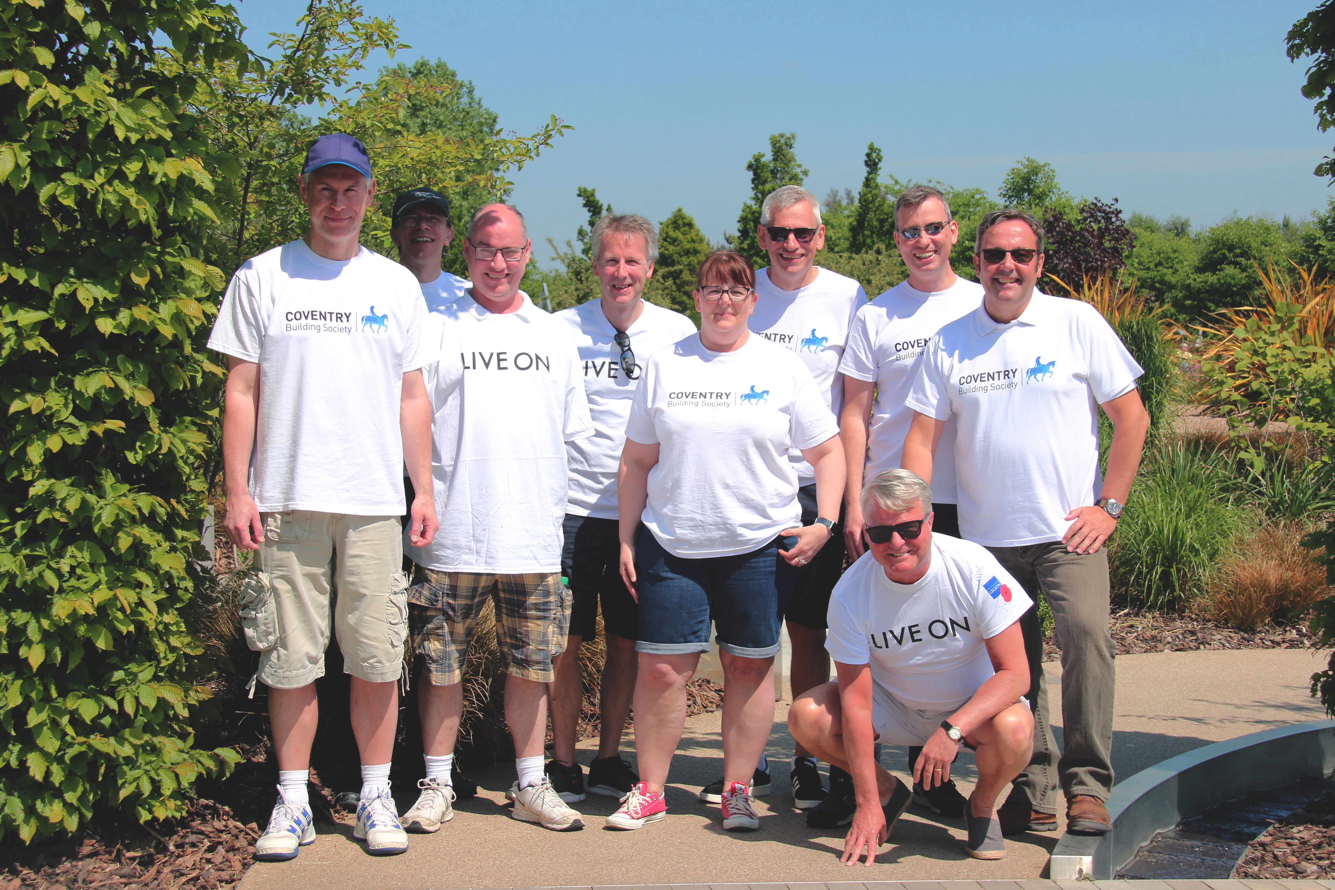 Our partners Coventry Building Society corporate volunteers