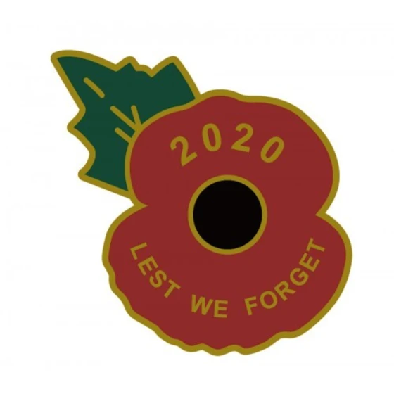 2019 Lest we forget self-adhesive poppy 2019 Lest we forget self-adhesive poppy