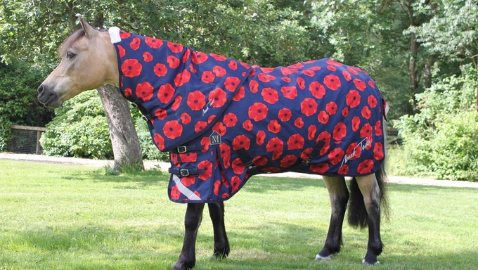 Poppy poppy rug Poppy Appeal Turnout Rug