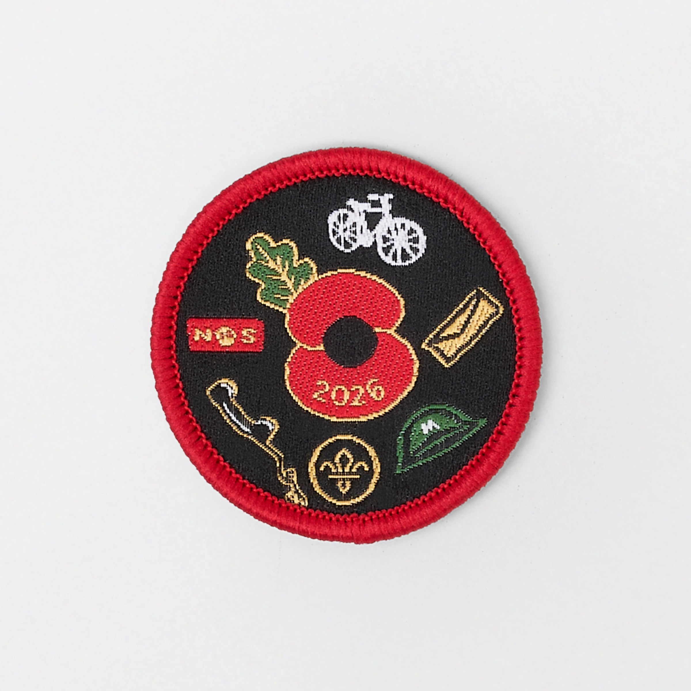 2026 Poppy and Scouts uniform badge
