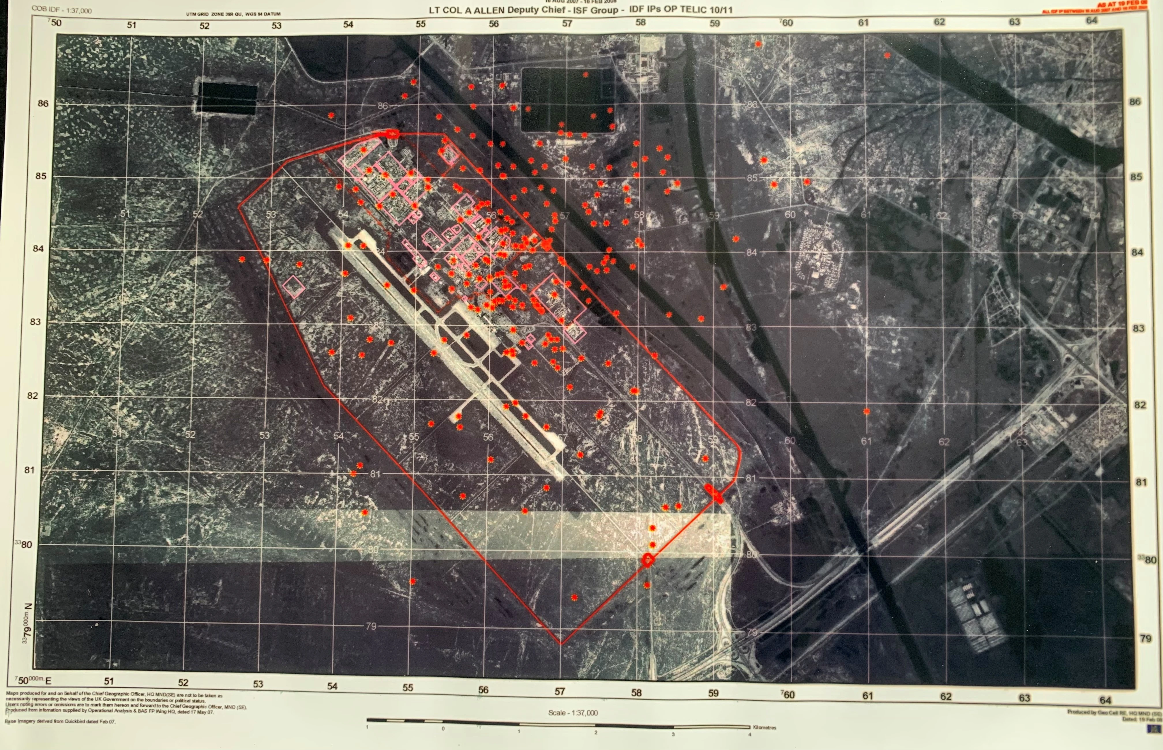 Andy Allen splat map Basra Air Strip