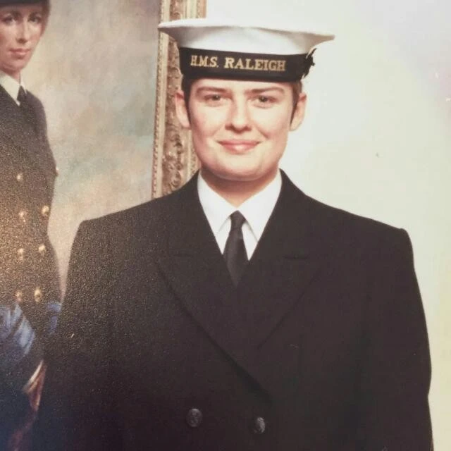 Janet Passing Out - No1 Uniform - March 1990 (1)