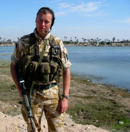 Matt Cook Iraq in uniform
