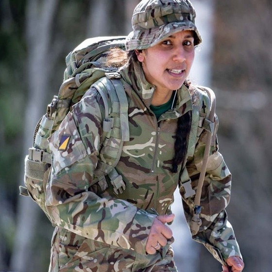 Pardeep in Army Uniform