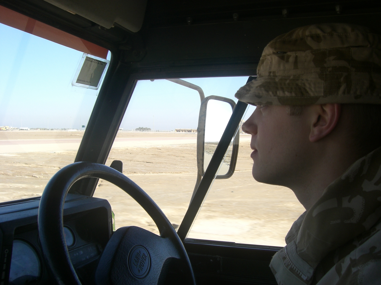 Steve Hooper in Iraq