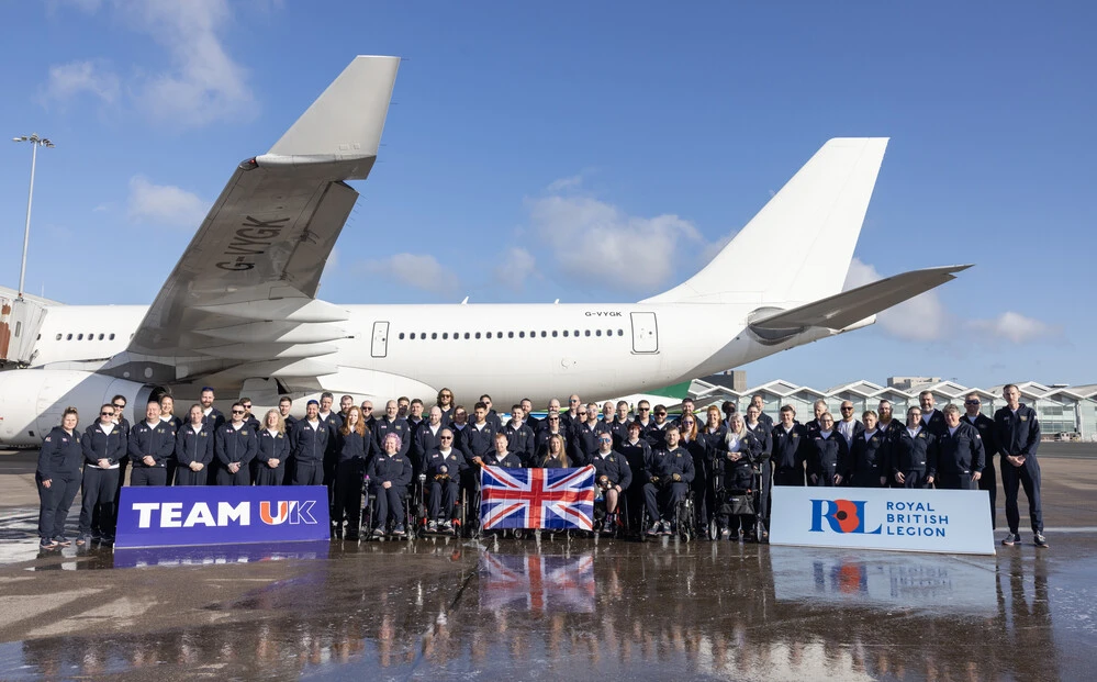 Team UK depart for the Invictus Games, Dusseldorf on Thursday 6 February