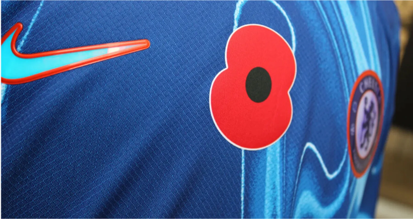 RBL Logo on Chelsea FC Kit RBL Logo on Chelsea FC Kit