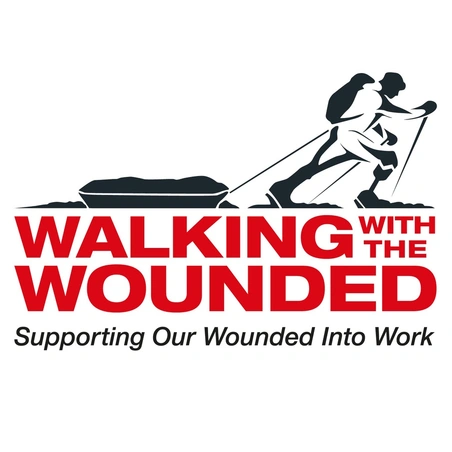 Walking with the wounded logo