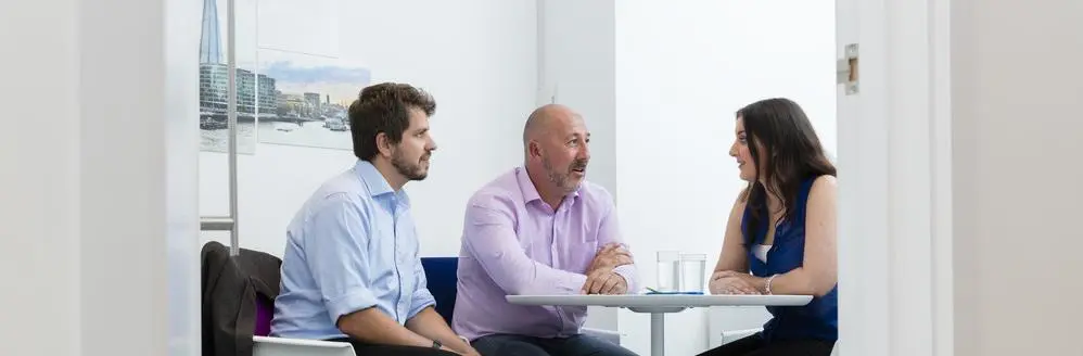 Someone receiving advice from The Royal British Legion