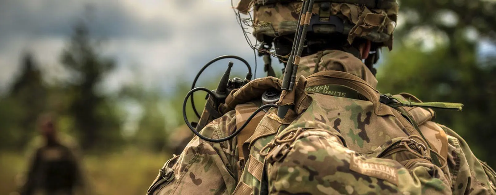 An member of the Armed forces on deployment