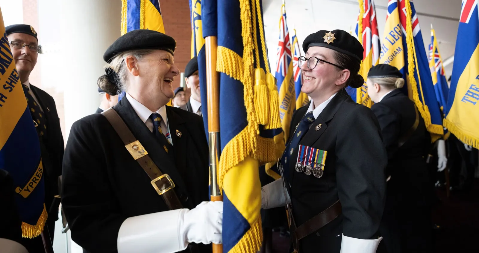 Standard Bearers Standard Bearers  The Royal British Legion Annual Conference 2024 held at the Harrogate Convention Centre