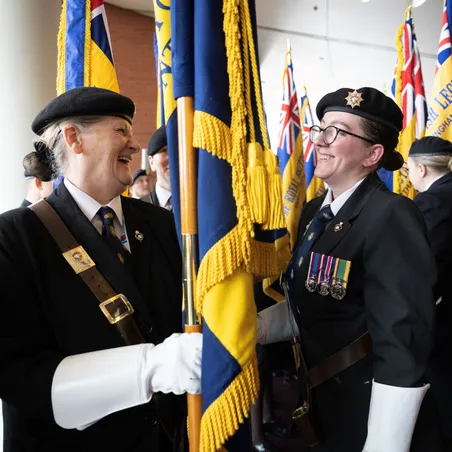 Standard Bearers Standard Bearers  The Royal British Legion Annual Conference 2024 held at the Harrogate Convention Centre