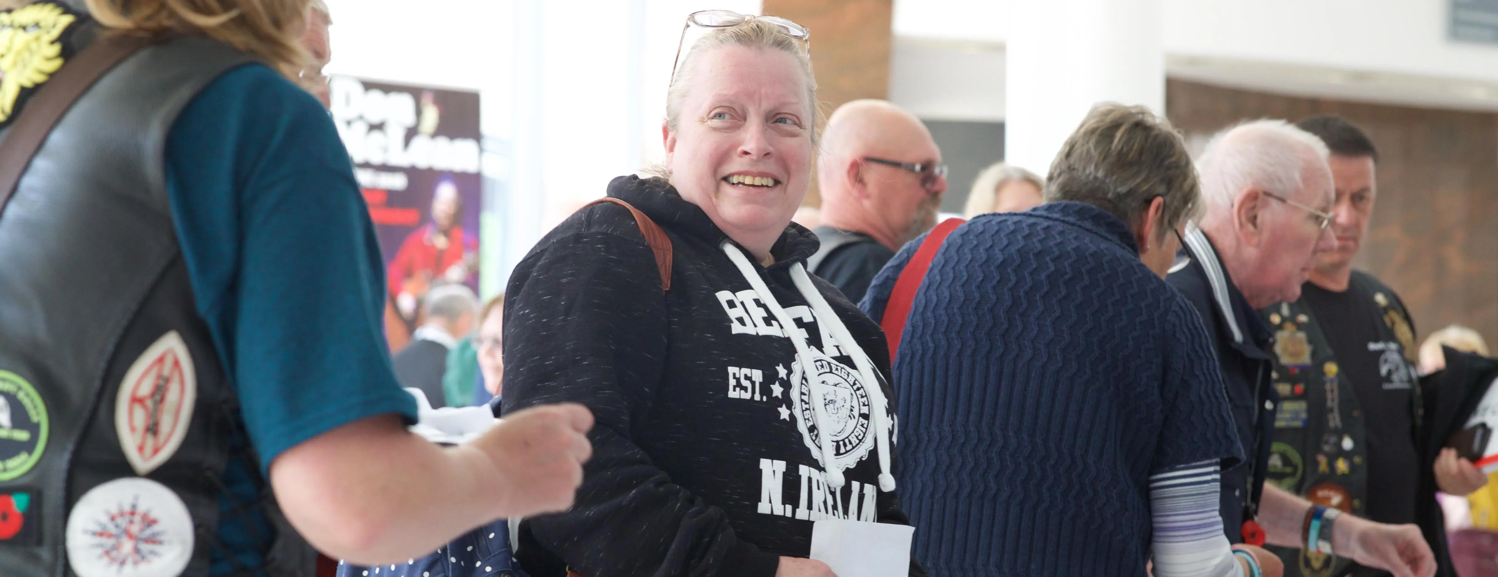 Visitors register at Annual Conference 