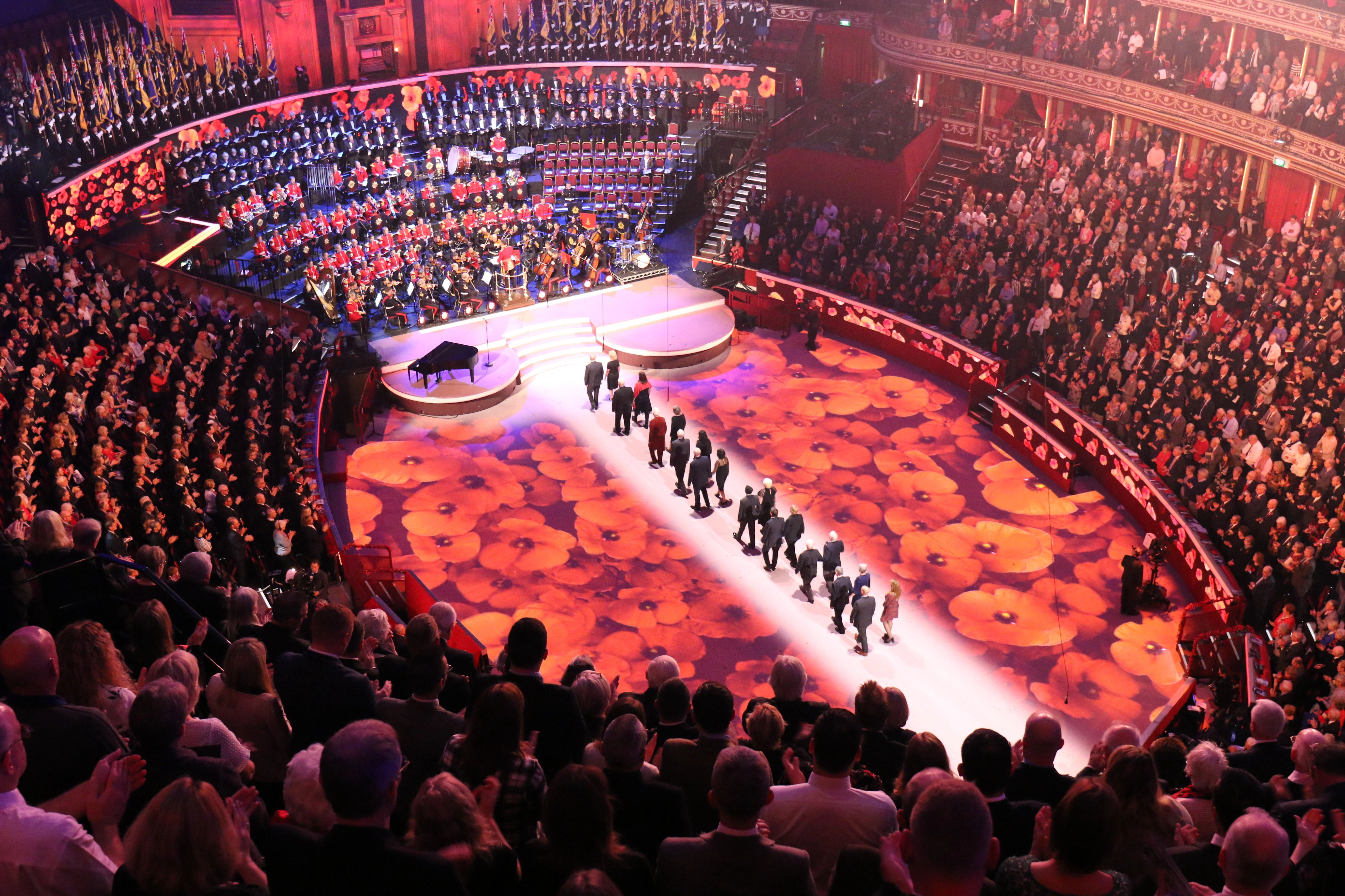 Arial view of the Festival of Remembrance where members get priority tickets and exclusive offers