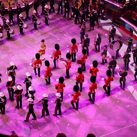 Festival of Remembrance bands performing