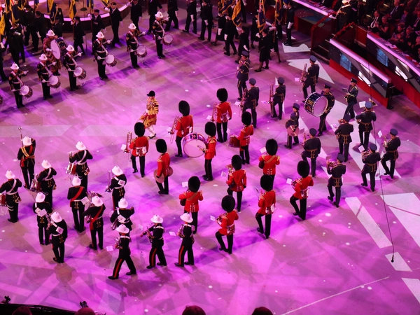 Festival of Remembrance bands performing
