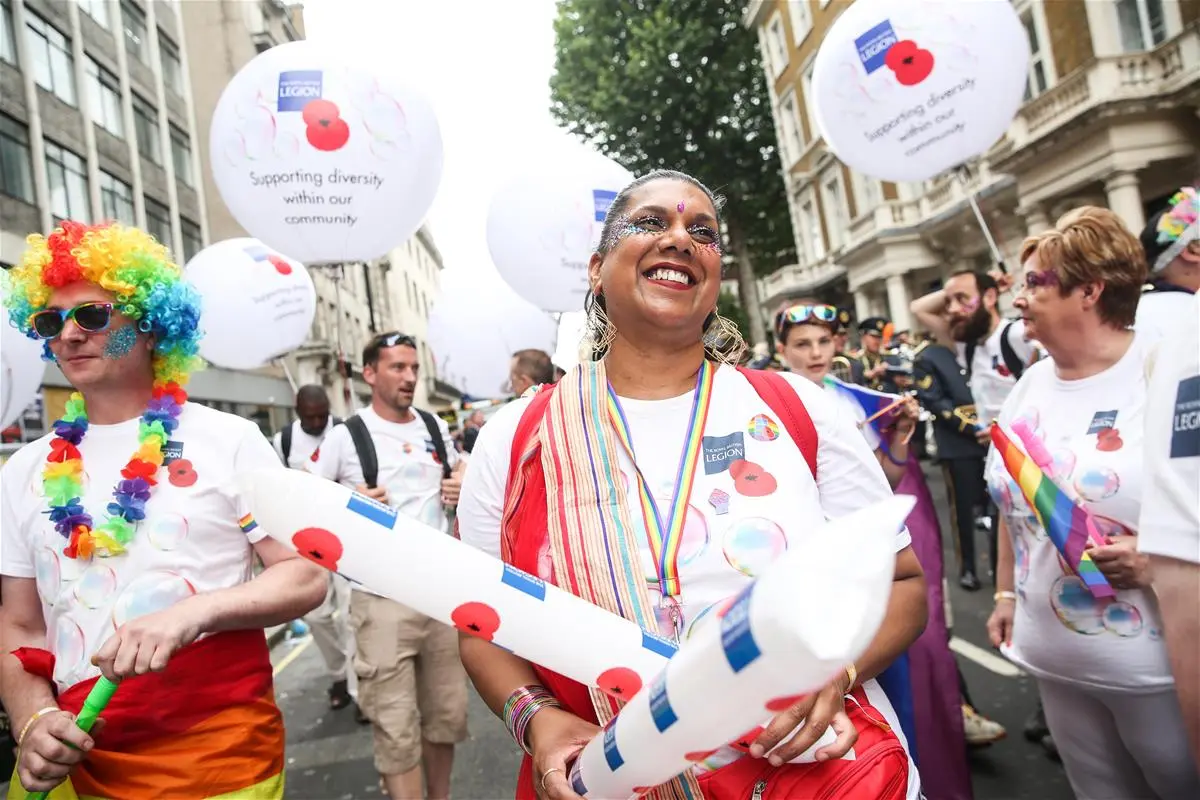 RBL members enjoying London Pride