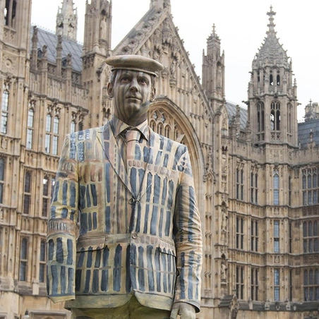 Darren Fuller – Count them in Veteran Darren Fuller painted at the Houses of Parliament to show how the Armed Forces community is currently invisible on the UK Census