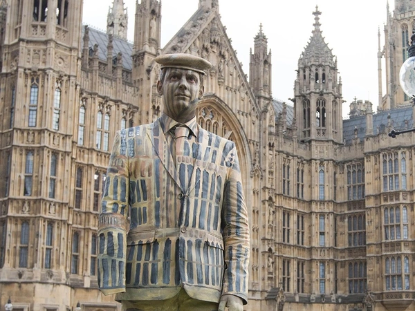 Darren Fuller – Count them in Veteran Darren Fuller painted at the Houses of Parliament to show how the Armed Forces community is currently invisible on the UK Census