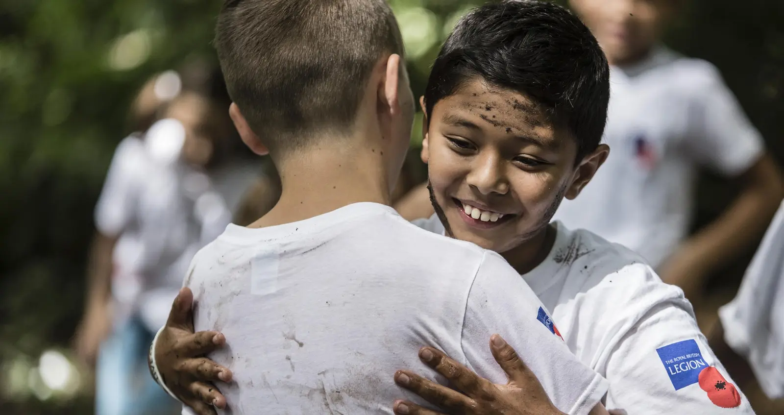 Support for service children Service children taking part in adventure activities as part of the Legion's support for service children