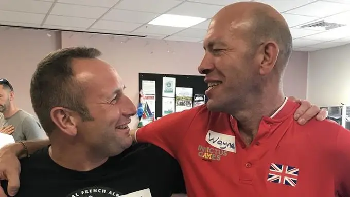 Stories_invictusgames_shaneandwayne Shane and Wayne at the Invictus Games Colchester roadshow