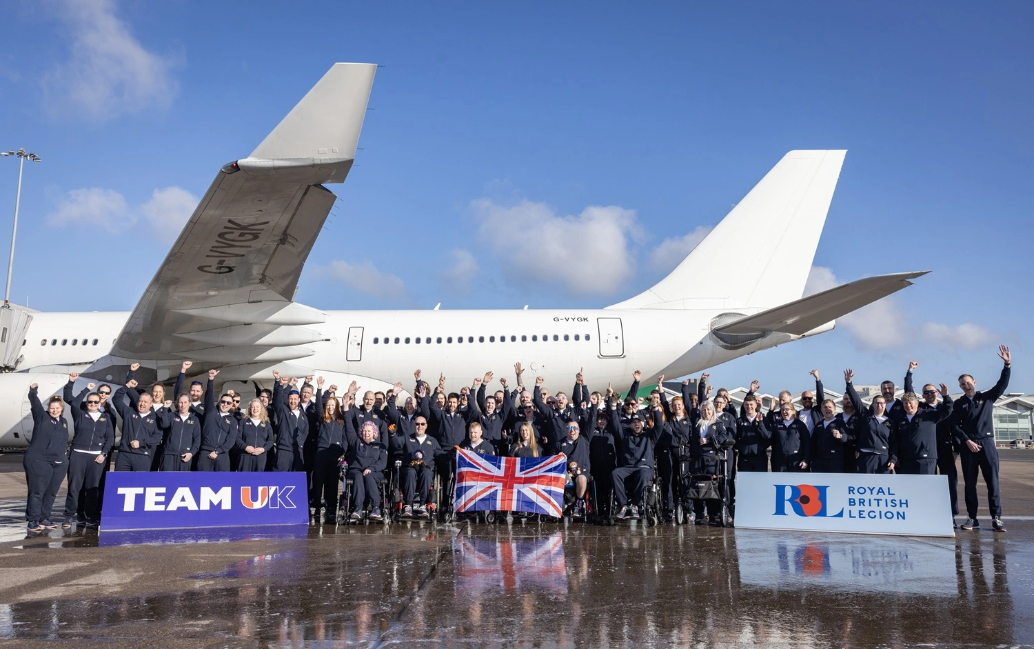 Team UK depart for the Invictus Games, Vancouver, Canada