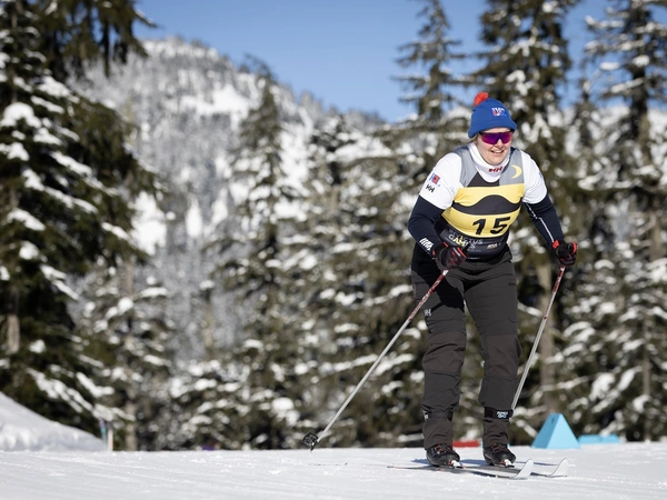 110225_Invictus25_Nordic-3 Malgorzata Ainsworth  Team UK competing in Nordic Cross Country at the Invictus Games, Whistler, Canada