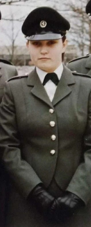 A. WRAC Training Centre, Guilford. March 91 - Passing Out Parade. crop pending confirmation of ID