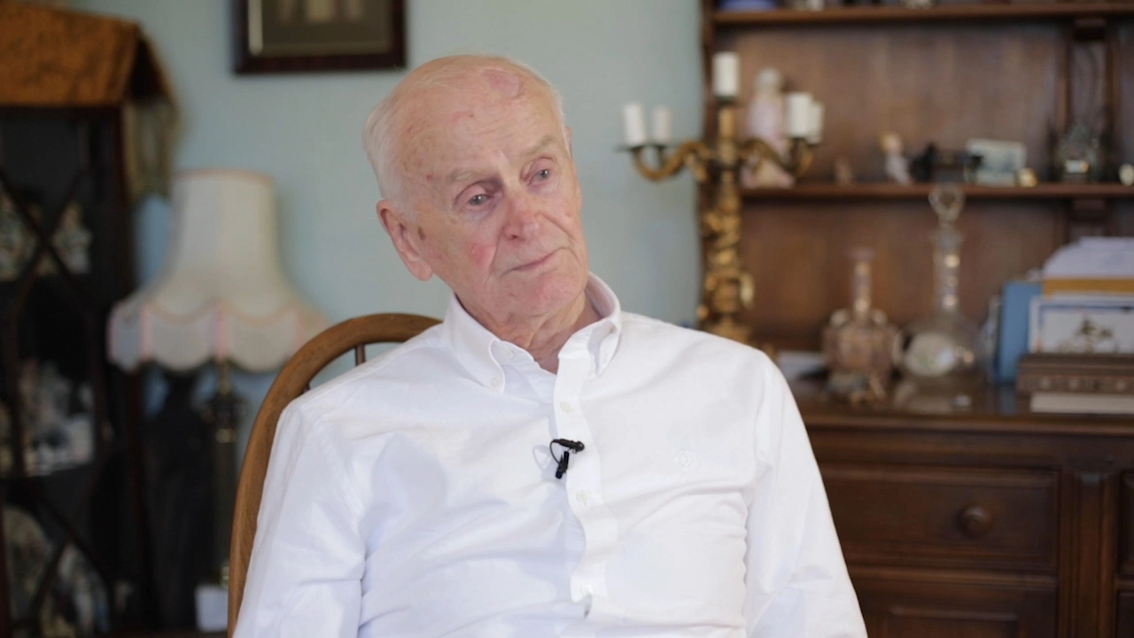 Bill Fox during filming