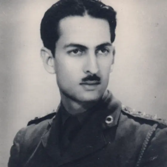 Captain Yavar Abbas in uniform Captain Yavar Abbas in uniform