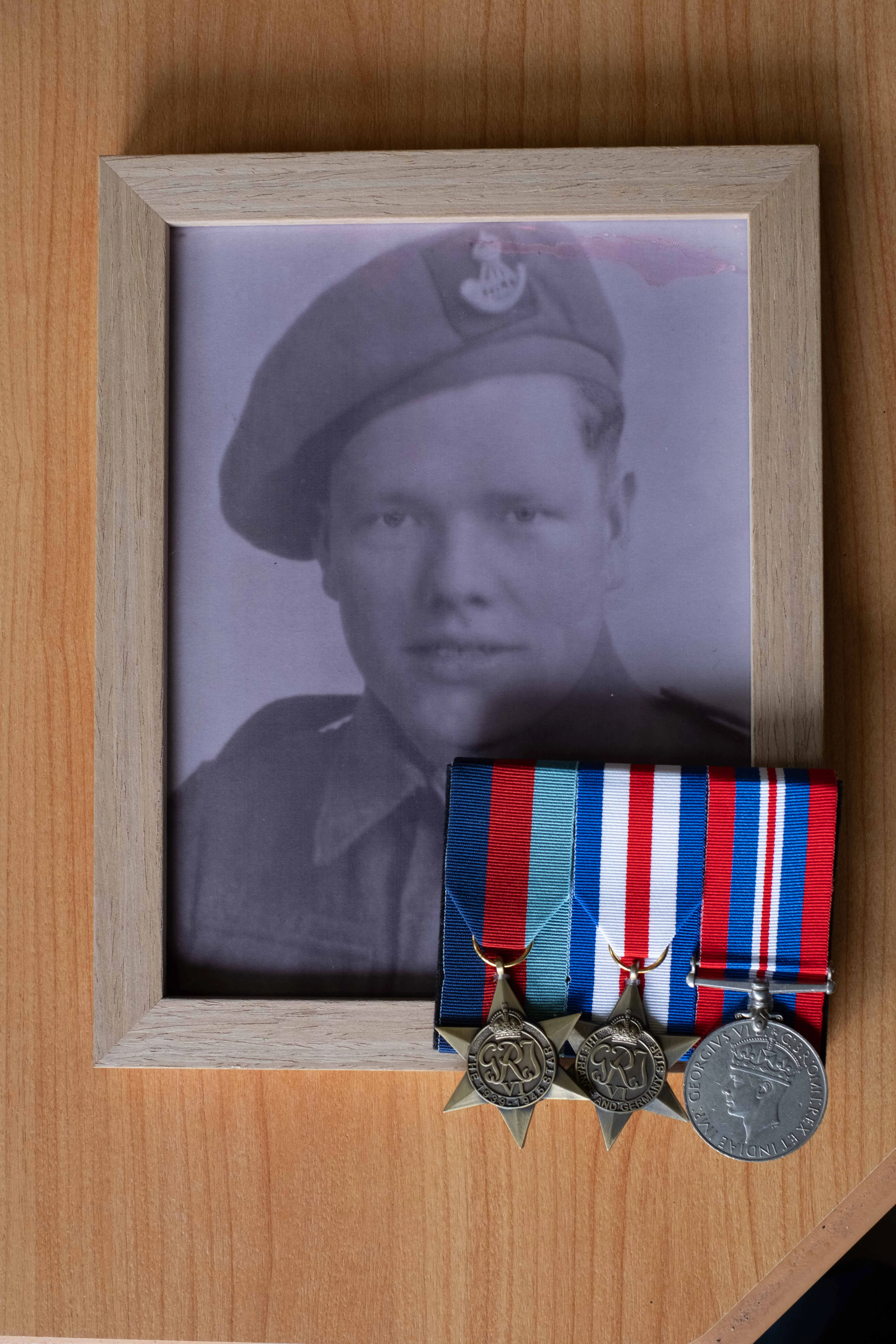 John Holland photo and medal