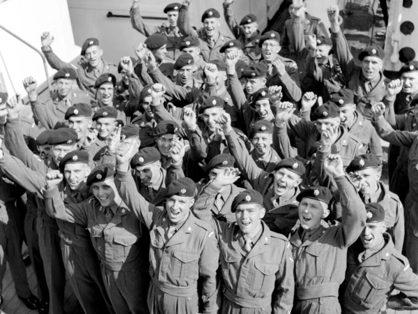 Korean war troops return 1953