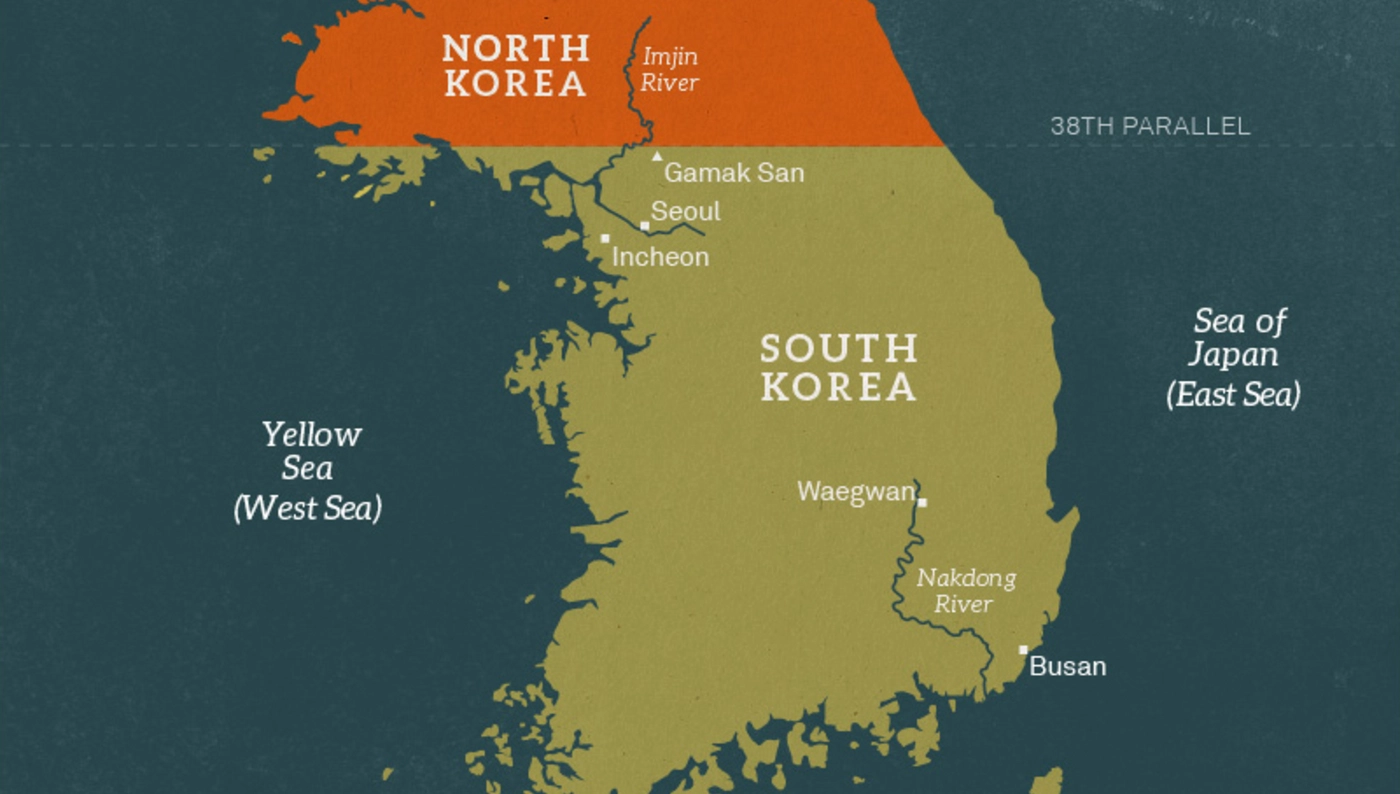 National Army Museum map of Korea National Army Museum map of Korea