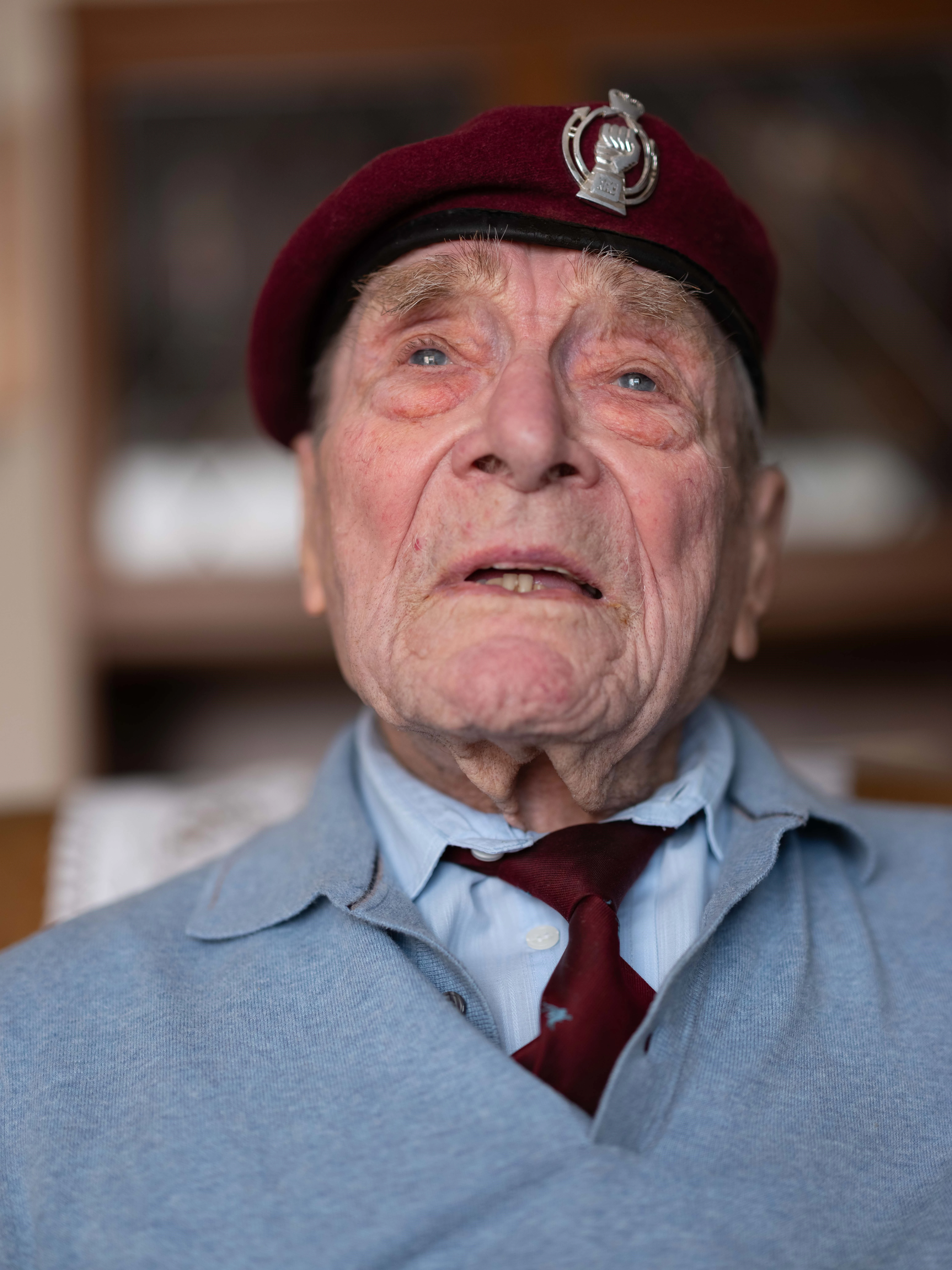 D-Day veteran Bill Gladden portrait