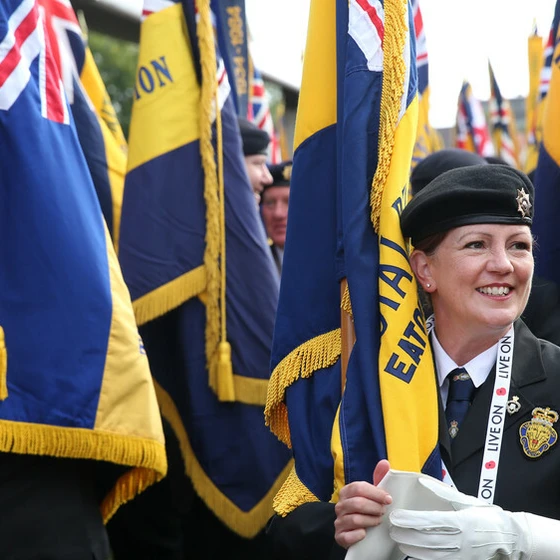 Overseas Legion branch members at Annual Conference