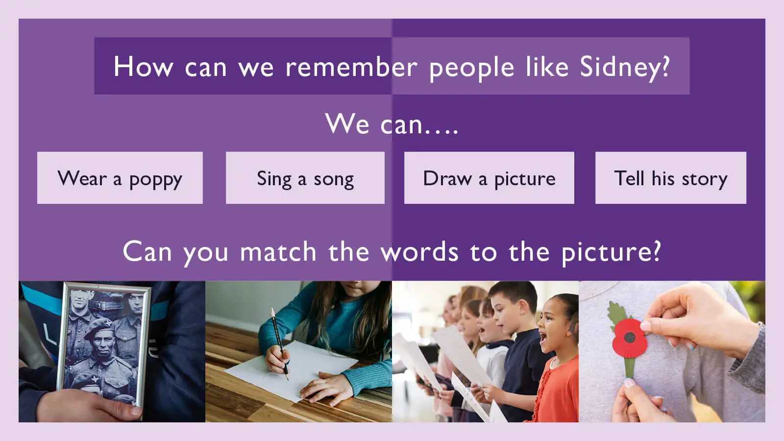 RBL KS1 - Assembly Remembrance - Slide 12